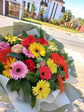 Букет цветов из:  Герберы #REPLACE_PRED# Асино